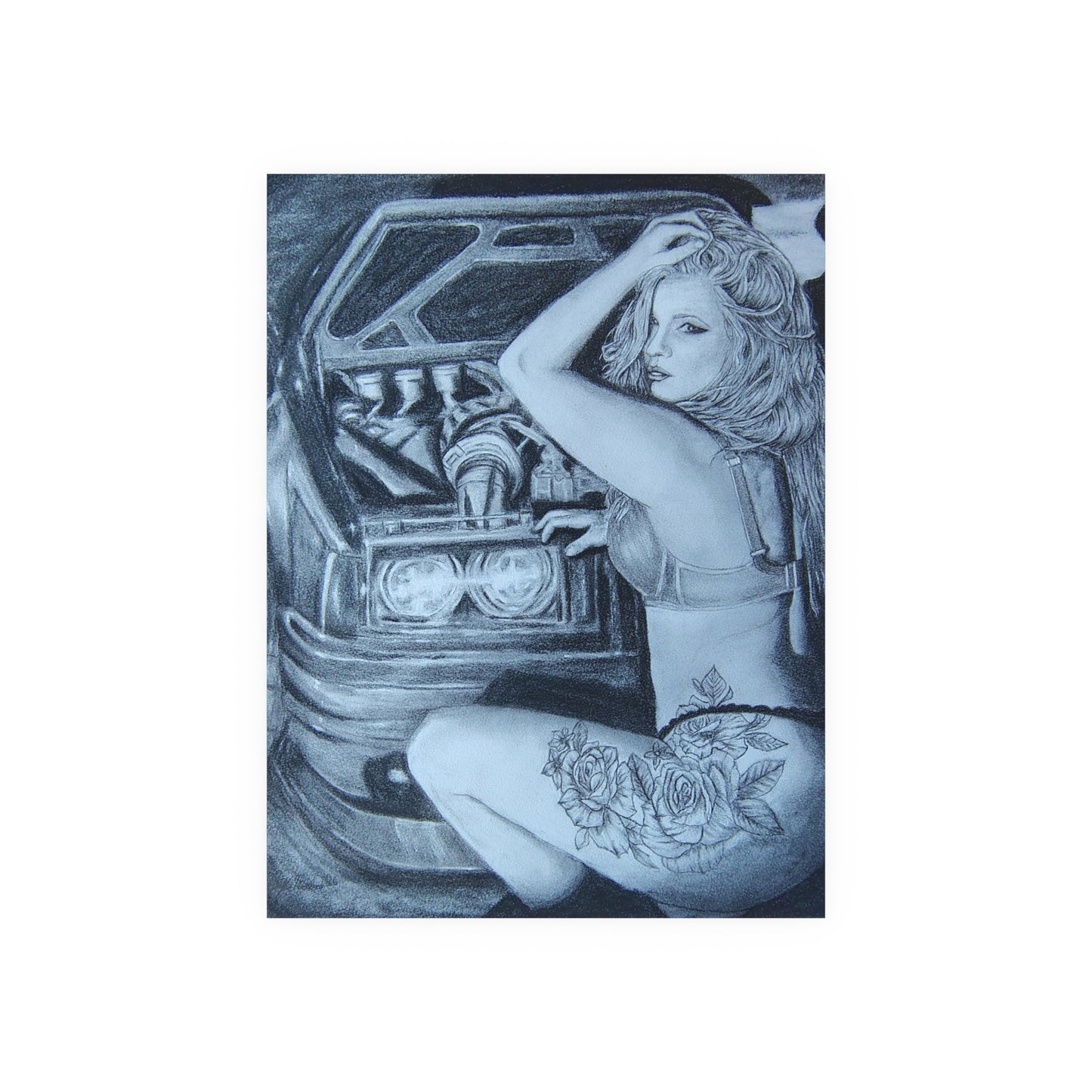 "Stanced" with Philippa Davies on Satin and Archival Matte Posters
