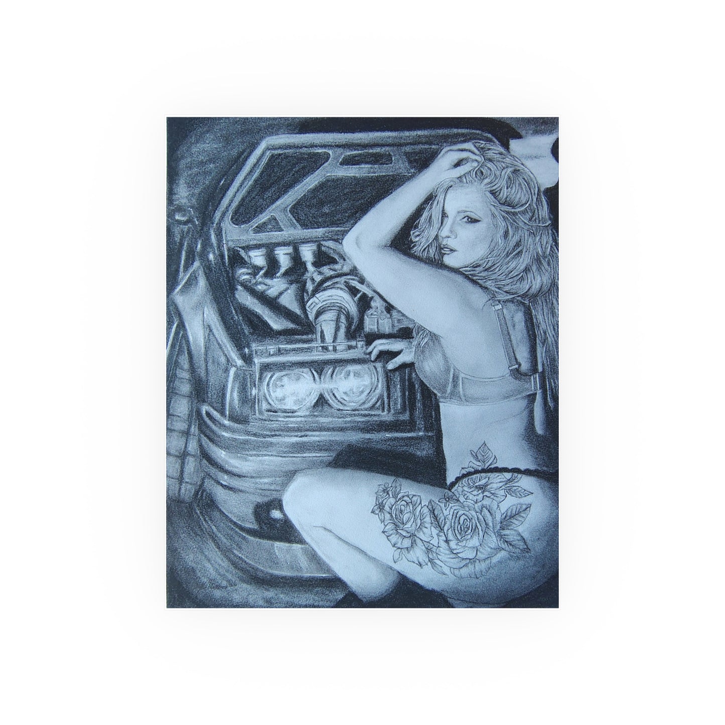 "Stanced" with Philippa Davies on Satin and Archival Matte Posters