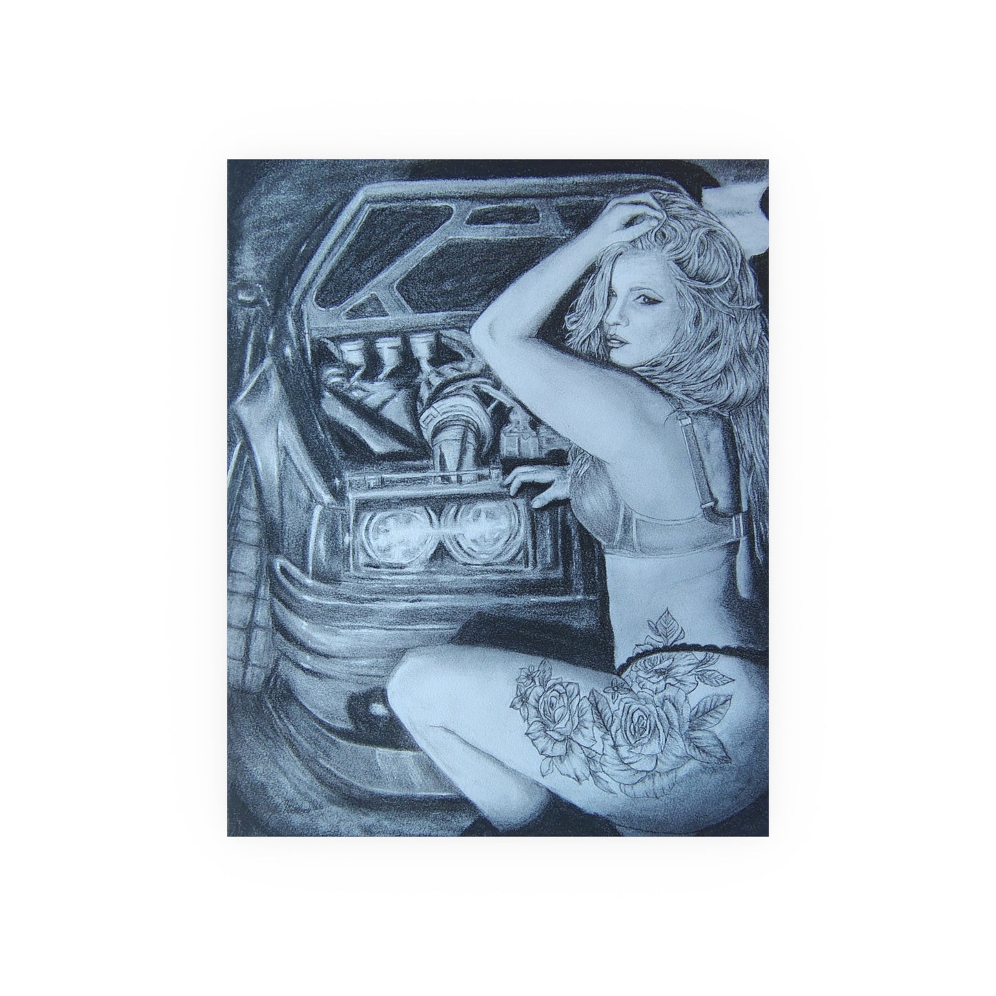 "Stanced" with Philippa Davies on Satin and Archival Matte Posters