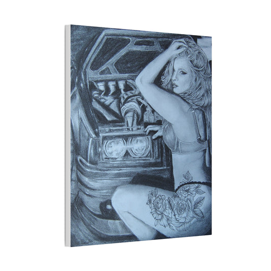 Stanced with Philippa on Stretched Canvas